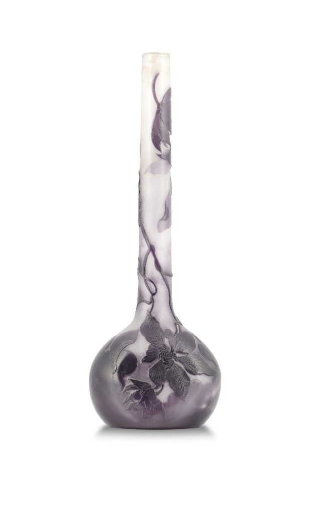 Vaso in cristallo doppio